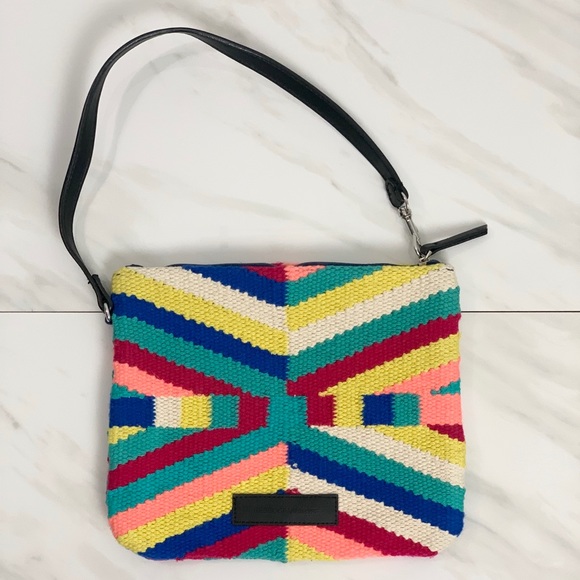 Rebecca Minkoff Colorful Woven Wristlet - Picture 5 of 9